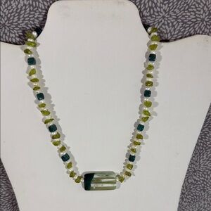 Green Beaded Necklace